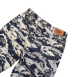 32" Supreme x Hysteric Glamour Cars Baggy Jeans